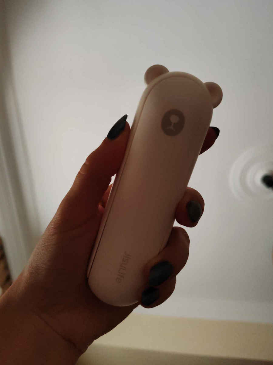 JisuLife Plus Portable Handheld Fan USB Rechargeable 4500mAh 2W White