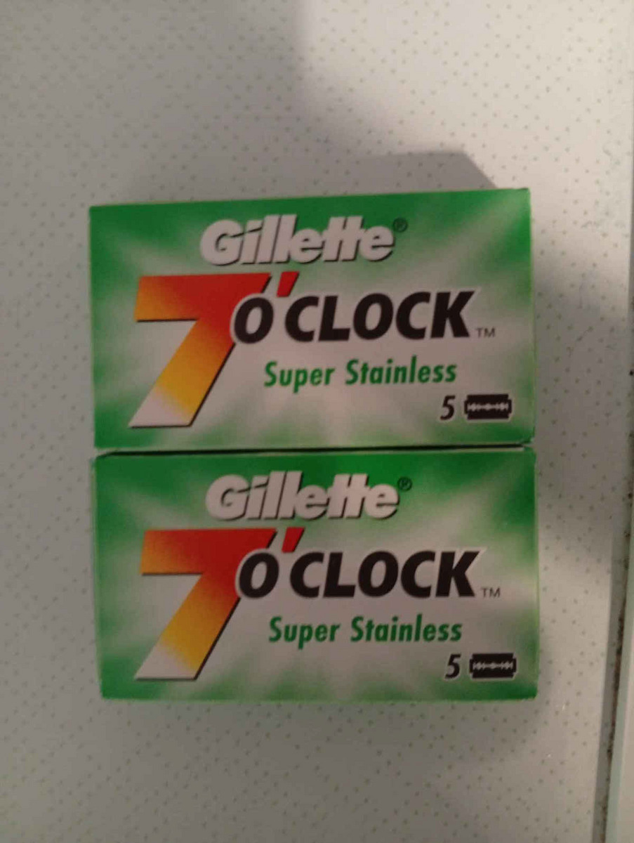 Gillette 7 O' Clock Green Super Stainless für empfindliche Haut 5Stück