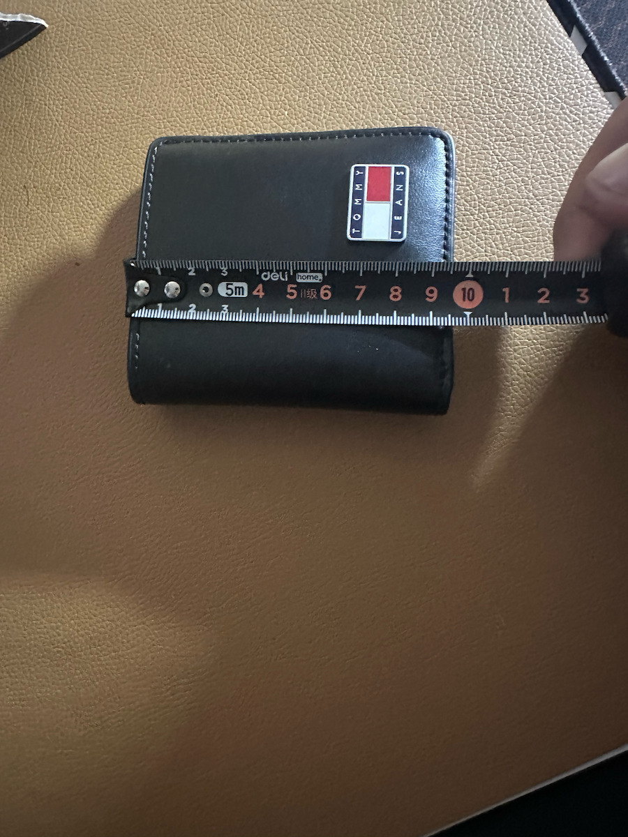 Leather Men's Wallet with RFID Black