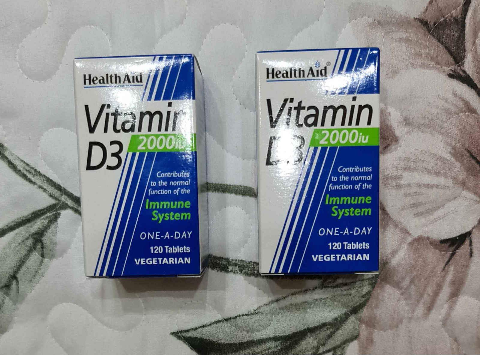 Health Aid Vitamin D3 Vitamin for Immune System Boost & Bone Health 2000iu 120 veg. caps