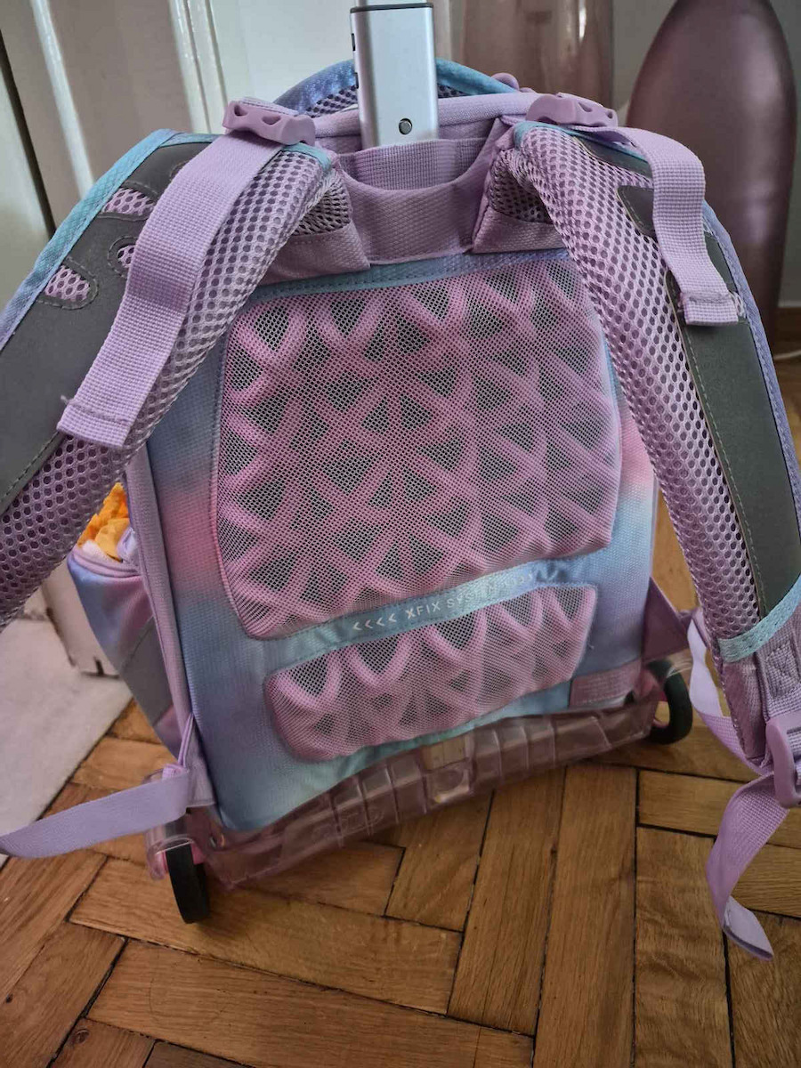 Polo Freely Ученическа раница тип куфар за основно Розова 25 л 31 x 18 x 44 см 2026