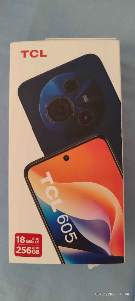 TCL 605 Dual SIM (4/128GB) Μαύρο