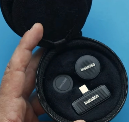 Insta360 Mic Air (1 Transmitter, 1 Receiver) Drahtloses Mikrofon für Mobil