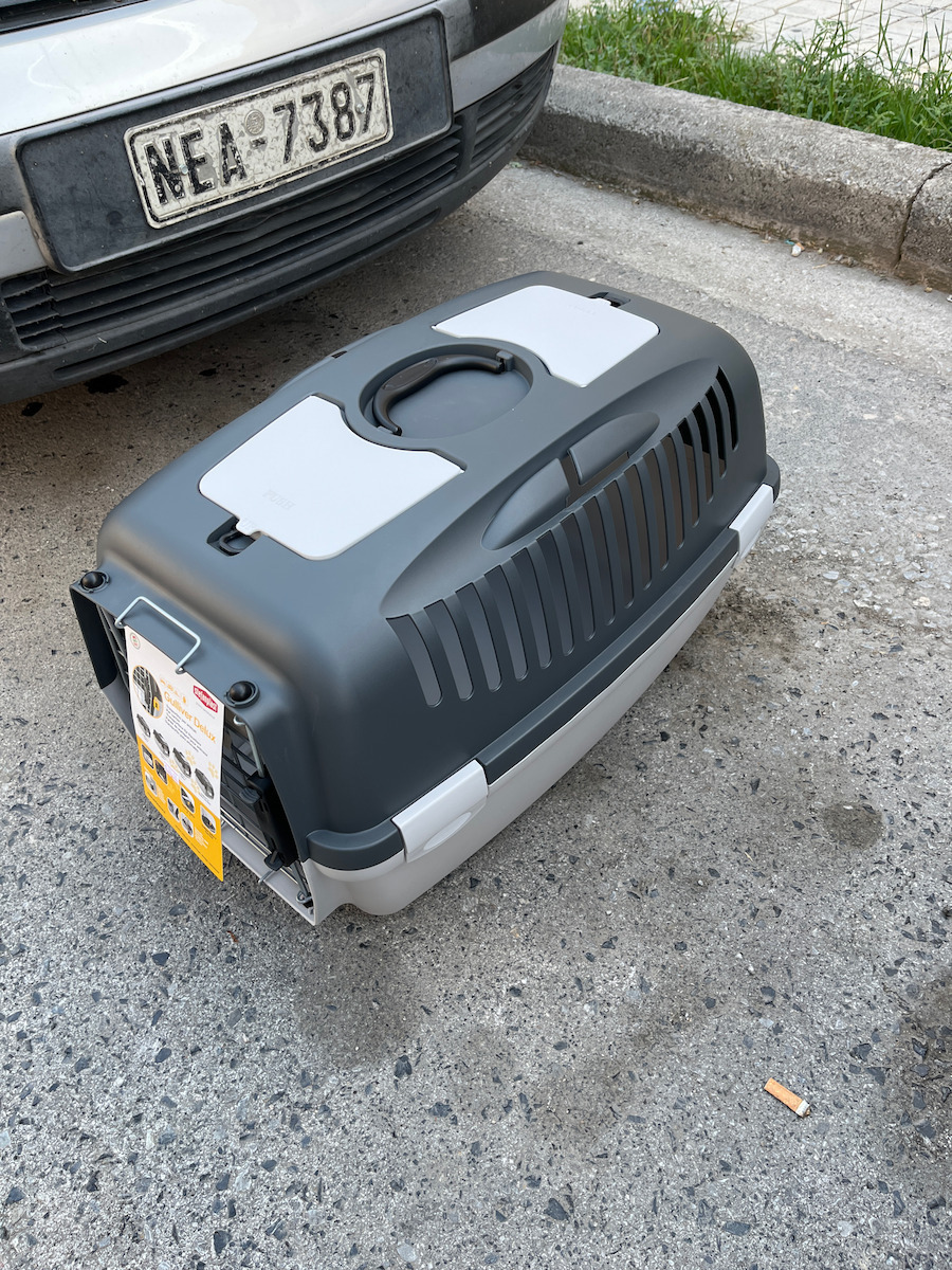 Gulliver Iata Deluxe 3 Dog Transport Cage Gray 60x40x38cm