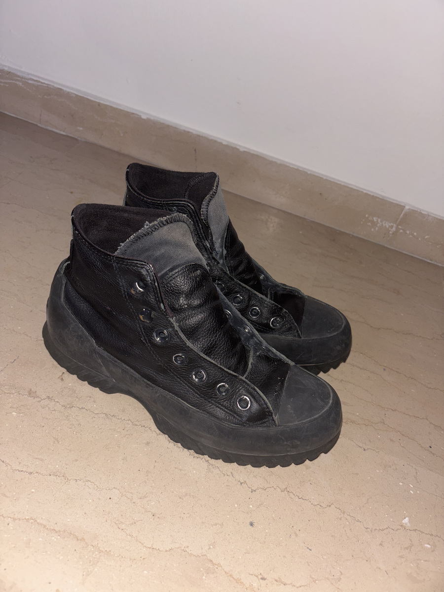 Cold Fusion Chuck Taylor All Star Lugged Winter 2.0 Chunky Boots Black / Bold Mandarin
