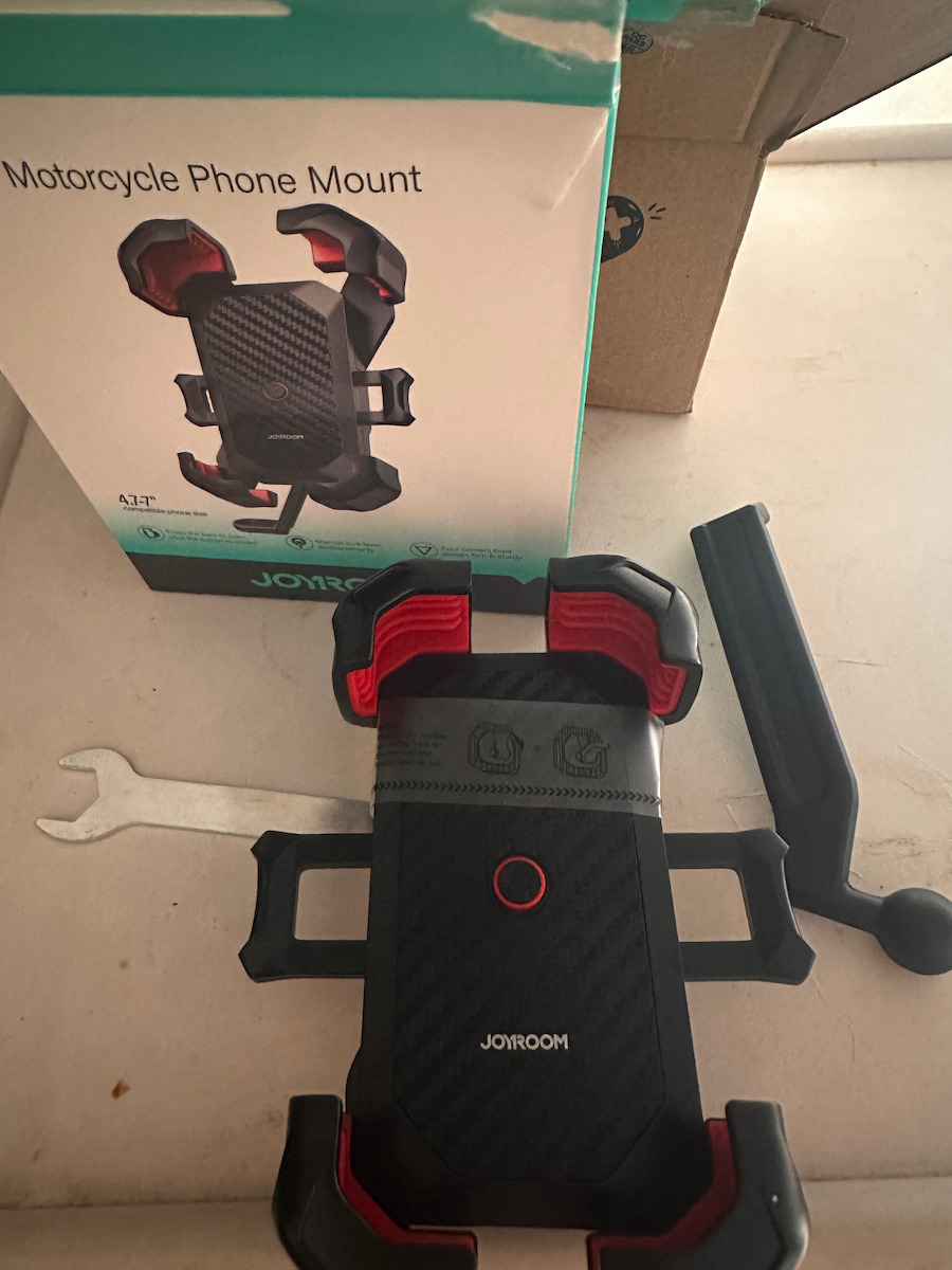 Joyroom JR-ZS288 Βάση Κινητού Μοτοσυκλέτας με Ρυθμιζόμενο Βραχίονα για το Τιμόνι