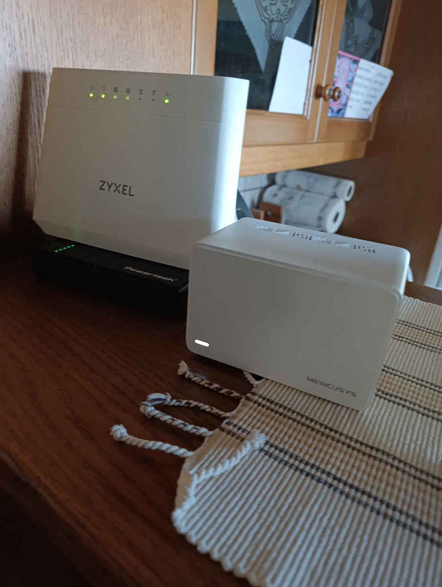 Mercusys Halo H80X v2.2 WiFi Mesh Network Access Point Wi‑Fi 6 Dual Band (2.4 & 5GHz) in Double Kit