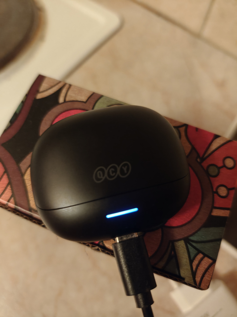 QCY MeloBuds N65 Bluetooth Handsfree Ακουστικά με Αντοχή στον Ιδρώτα και Θήκη Φόρτισης Λευκά