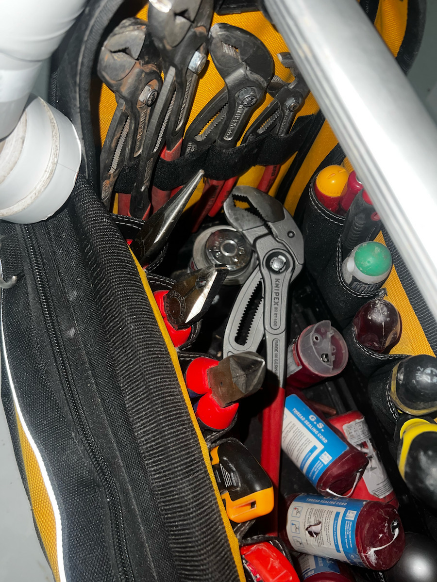 DEWALT Tstak Geantă De Umăr Potrivire Deschisă Impermeabilă Neagră