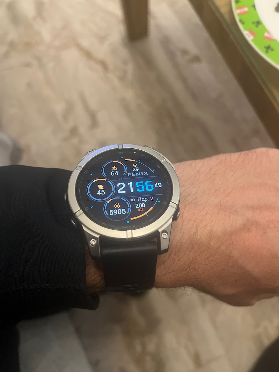 Garmin Fenix E Неръждаема стомана 47мм Водоустойчив Смартчасовник с Пулсомер (Черен)