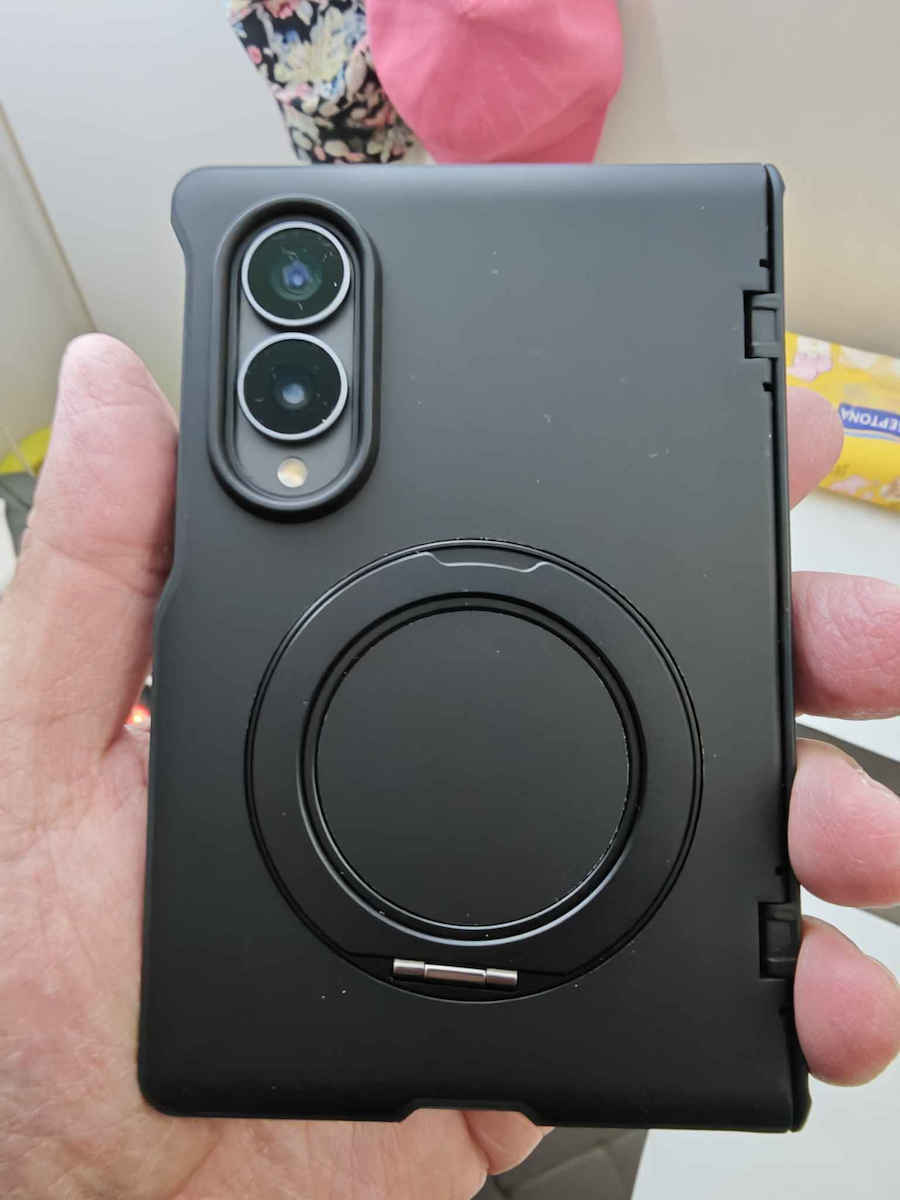 Spigen Slim Armor Pro S Задна корица Силикон / Пластмаса Черен (Galaxy Z Fold8)