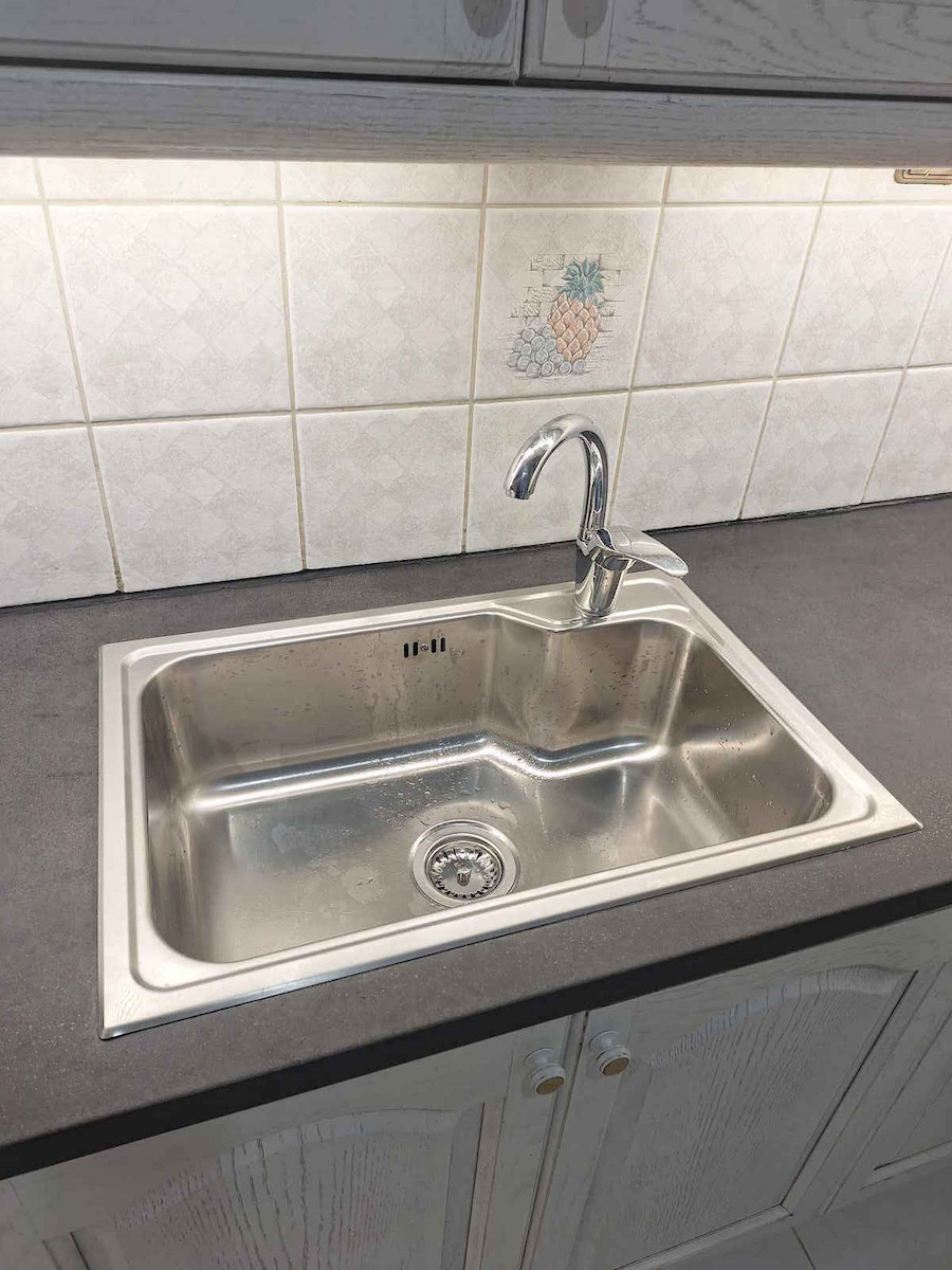 Maidtec Ethra 1B Ένθετος Νεροχύτης Inox Σατινέ Μ68.5xΠ45.5cm Ασημί