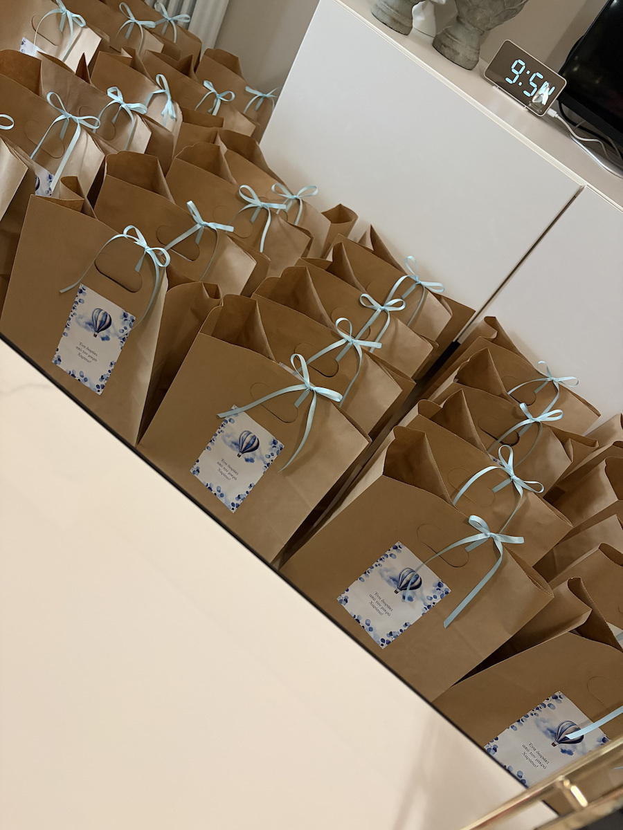 Kraft Paper Packaging Bag Handle Kraft 28x16x32cm