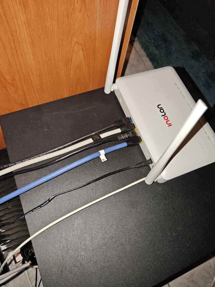 Microconnect S/FTP Cat.8.1 Καλώδιο Δικτύου Ethernet 3m Μπλε