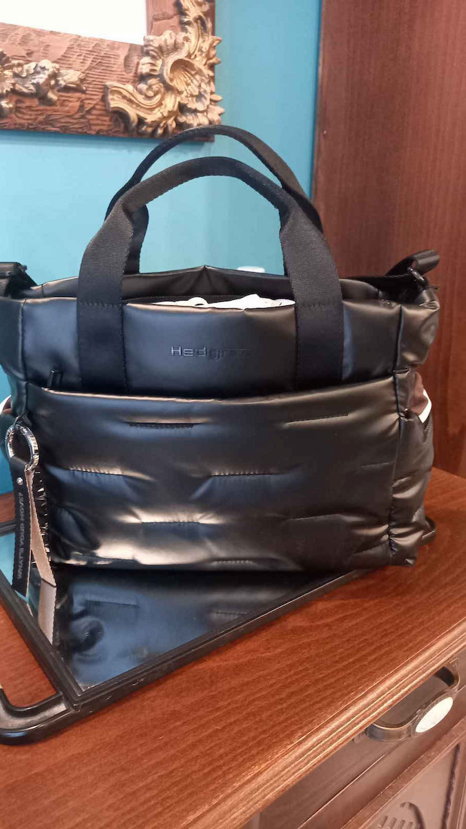 Black Fabric Women's Tote Bag
