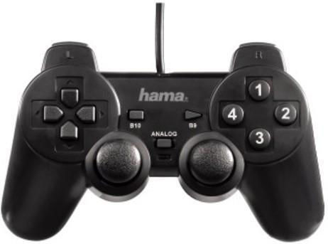 HAMA 00062860 Ενσύρματο Gamepad για PC Μαύρο