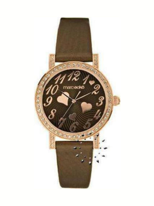 Marc Ecko E95055L1 Ρολόι Μπαταρίας με Δερμάτινο Λουράκι Marc Ecko E95055L1 Ρολόι Μπαταρίας με Δερμάτινο Λουράκι