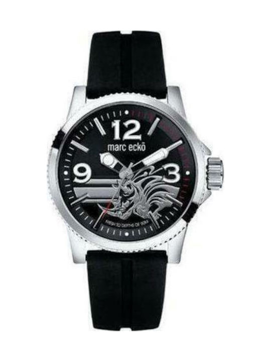 Marc Ecko E08503G1 Ρολόι Μπαταρίας με Καουτσούκ Λουράκι