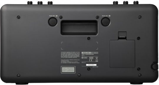 Tascam BB-1000CD Stereo Ψηφιακός Φορητός Εγγραφέας Μπαταρίας/Ρεύματος για Εγγραφή σε Κάρτα Μνήμης/CD με Διάρκεια Εγγραφής 4.5 Ώρες και Phantom Power