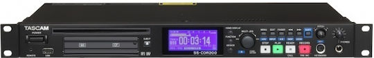 Tascam SS-CDR200 Stereo Ψηφιακός Εγγραφέας Rack Ρεύματος για Εγγραφή σε CD