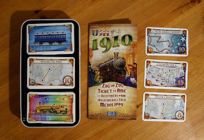 Days of Wonder Game Expansion Ticket to Ride: USA 1910 for 2-5 Players 8+ Years (EN)