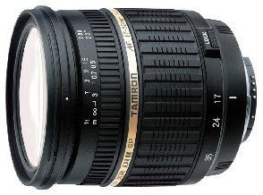 Crop Фотообектив SP AF 17-50mm F2.8 XR Di II Стандартно увеличение за Канон EF Монтаж Черен