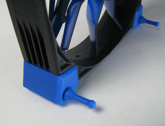 Inter-Tech N-120-B 3-Pin Blue Lighting Case Fan Blue