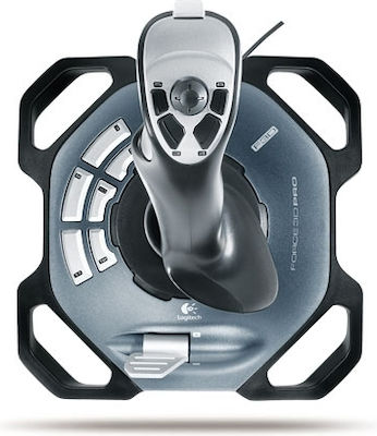 Logitech Force 3D Pro Joystick Cablat Compatibil cu PC