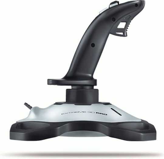 Logitech Extreme 3D Pro Joystick Cu fir Compatibil cu PC