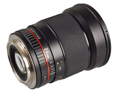 Samyang Full Frame Camera Lens 24mm f/1.4 ED AS UMC Steady for Canon EF Mount Black