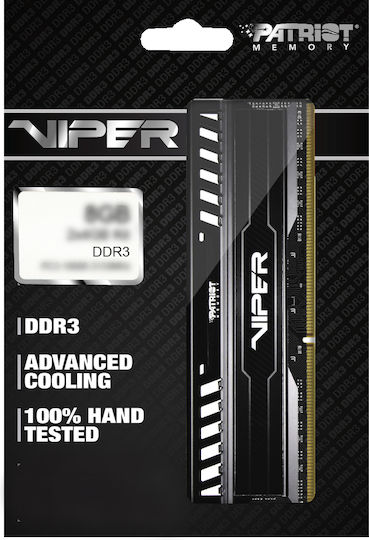 Patriot DDR3 16GB RAM με 2x8GB Modules και Ταχύτητα 1866 για Desktop