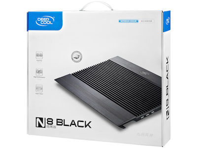 Deepcool N8 Cooling Pad για Laptop έως 17.3" με 2 Ανεμιστήρες