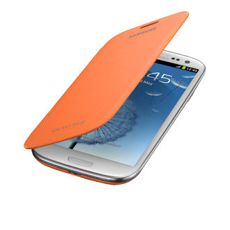 Samsung EFC-1G6FOE Buchen Sie Synthetisches Leder Orange (Galaxy S3) EFC-1G6FOECSTD