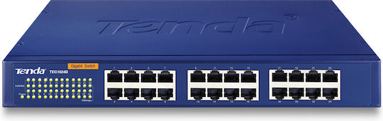 Tenda TEG1024D Unmanaged L2 Switch with 24 Gigabit (1Gbps) Ethernet Ports