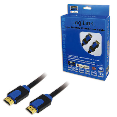 LogiLink HDMI 1.4 Kabel HDMI-Stecker - HDMI-Stecker 5m Schwarz