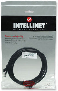 Intellinet U/UTP Cat.5e Ethernet Network Cable 1m Black
