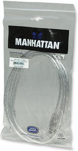 Manhattan USB 2.0 Kabel USB-A-Stecker - Micro-USB-B-Stecker Silber 3m 340458