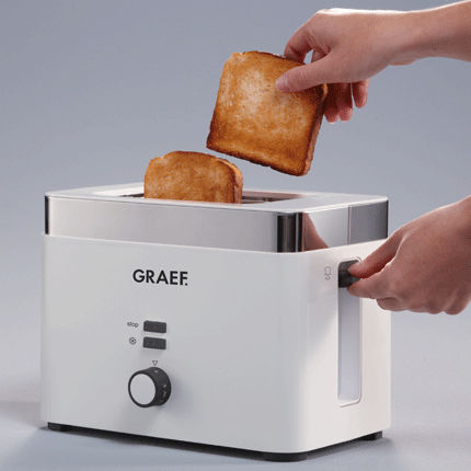Graef Φρυγανιέρα 2 Θέσεων 1000W Λευκή