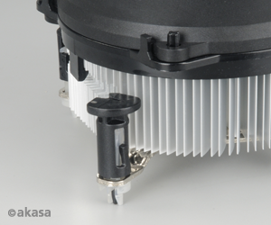 Akasa AK-959CU CPU Kühlung für Socket 775 / 115x Schwarz