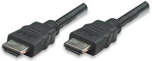 Manhattan Cable HDMI male - HDMI male 5m Μαύρο