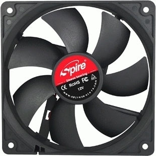 Spire Fan Blower 120 Case Fan (1500rpm / 66cfm) Χωρίς Led Φωτισμό και Σύνδεση 3-Pin