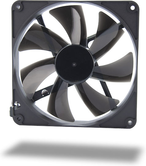 Noiseblocker PK1 Case Fans 140mm (700rpm / 28.8cfm) Without LEDs Lighting and Connection 3-Pin