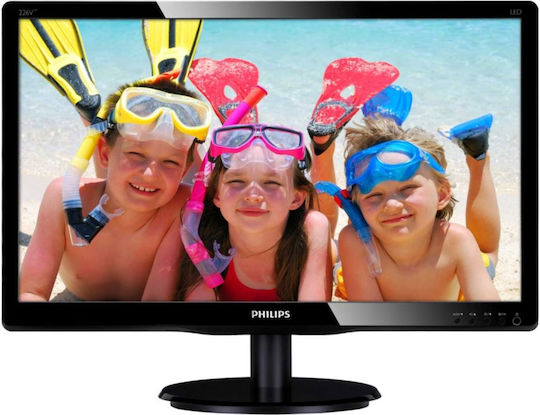 Philips 226V4LAB TN Monitor 21.5" FHD 1920x1080 με Χρόνο Απόκρισης 5ms GTG