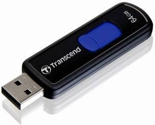 Transcend JetFlash 760 64GB USB 3.0 Stick Schwarz