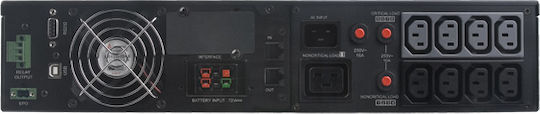 CyberPower OL3000ERTXL2U UPS On-Line 3000VA 2700W με 9 IEC Πρίζες