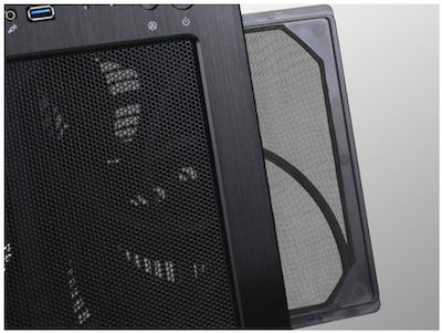 Silverstone TJ08B-E Mini Tower Κουτί Υπολογιστή Μαύρο