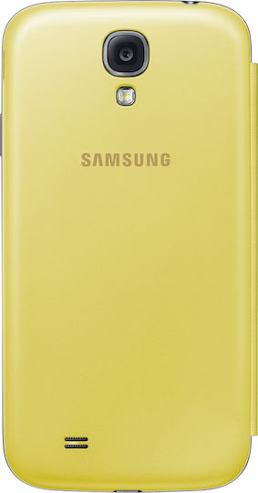 Samsung Official View Case Buchen Sie Synthetisches Leder Gelb (Galaxy S4)