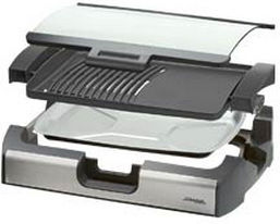 Steba Grătar Electric Tabletop Raclette Din Aluminiu 2200W Din Oțel Inoxidabil Cu Capac 40x29cm
