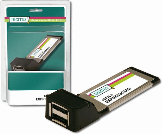 Digitus ExpressCard σε 2x eSATA