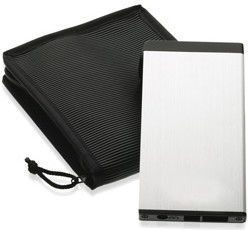 Fantec FB-C25US2 Θήκη για Σκληρό Δίσκο 2.5" SATA III με σύνδεση USB 2.0 / eSATA σε Ασημί χρώμα